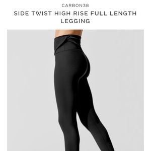 Carbon 38 High Waisted Twist Legging